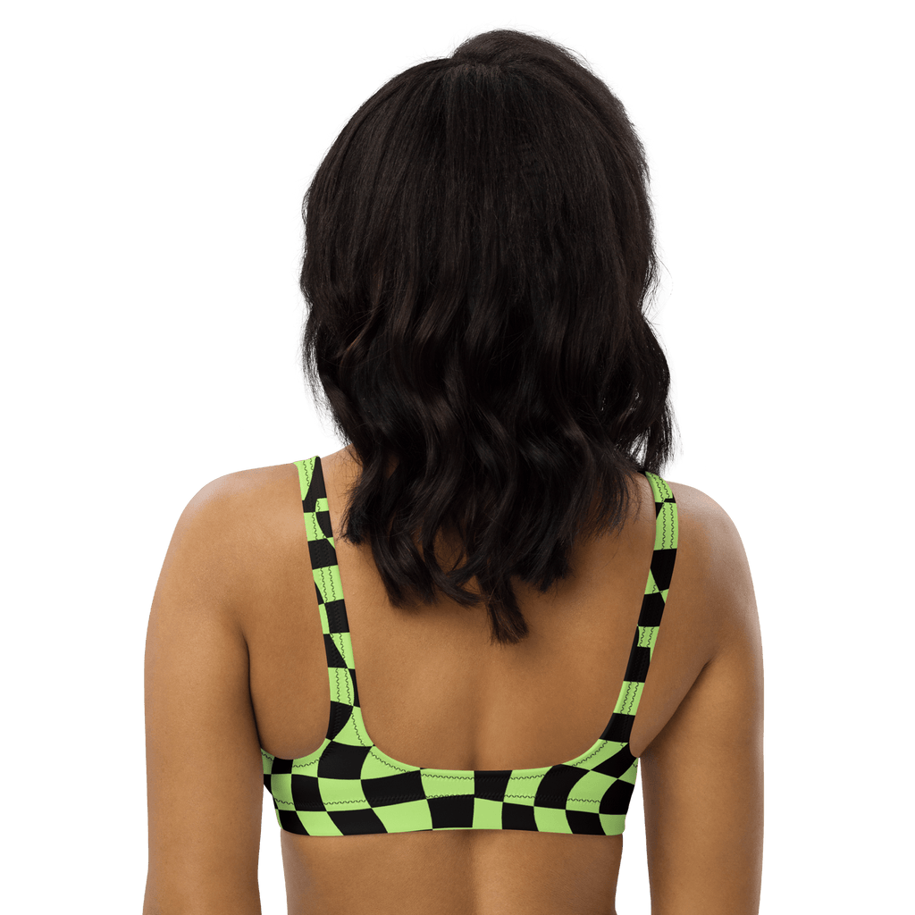 Toxic Tiles Sport Bikini Top