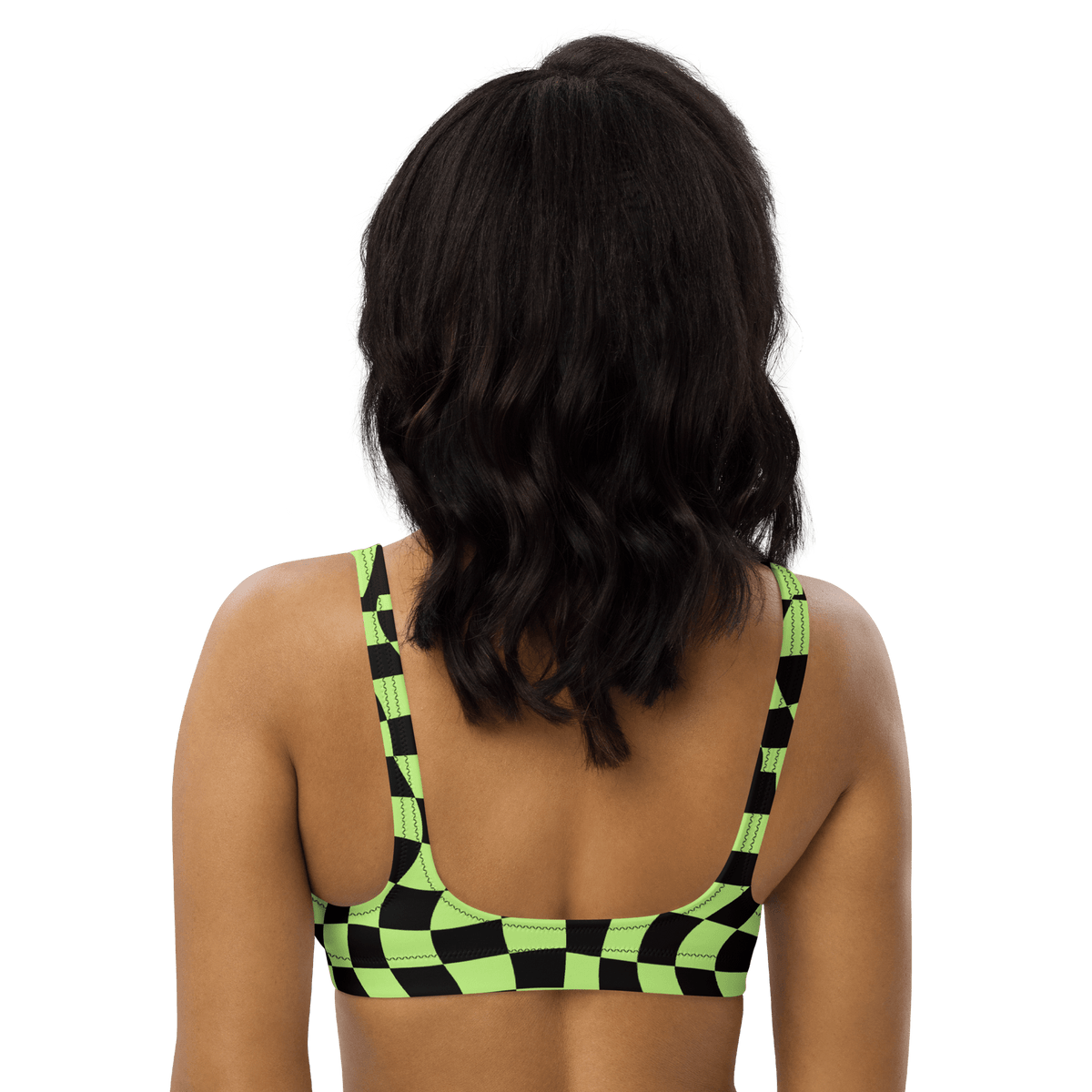 Toxic Tiles Sport Bikini Top
