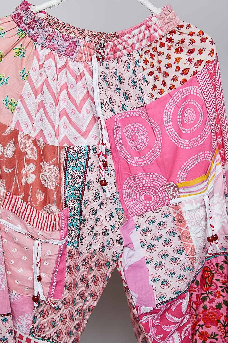 One-of-a-Kind Boho Printed Woven Jogger Pants | Assorted