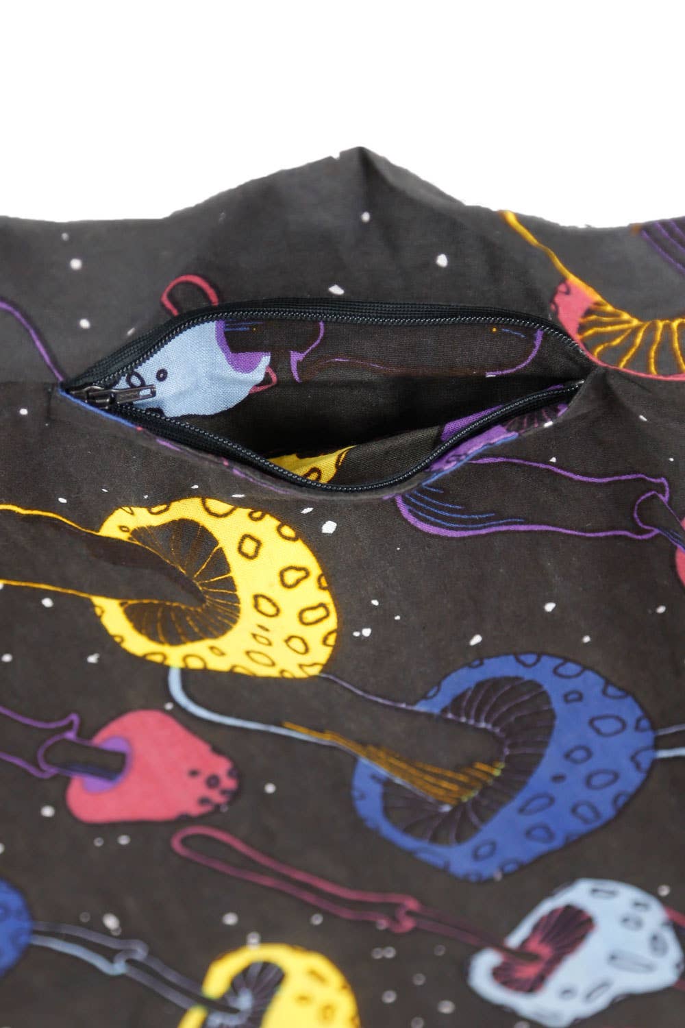 Wrap Skirt With Zip Pocket Magic Mushroom