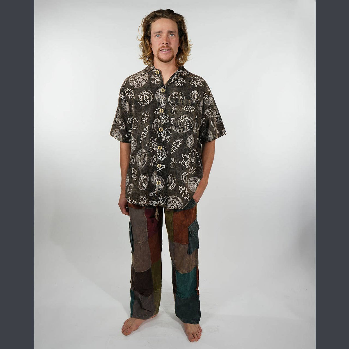 Shakedown Circuit Bolt Button-Up