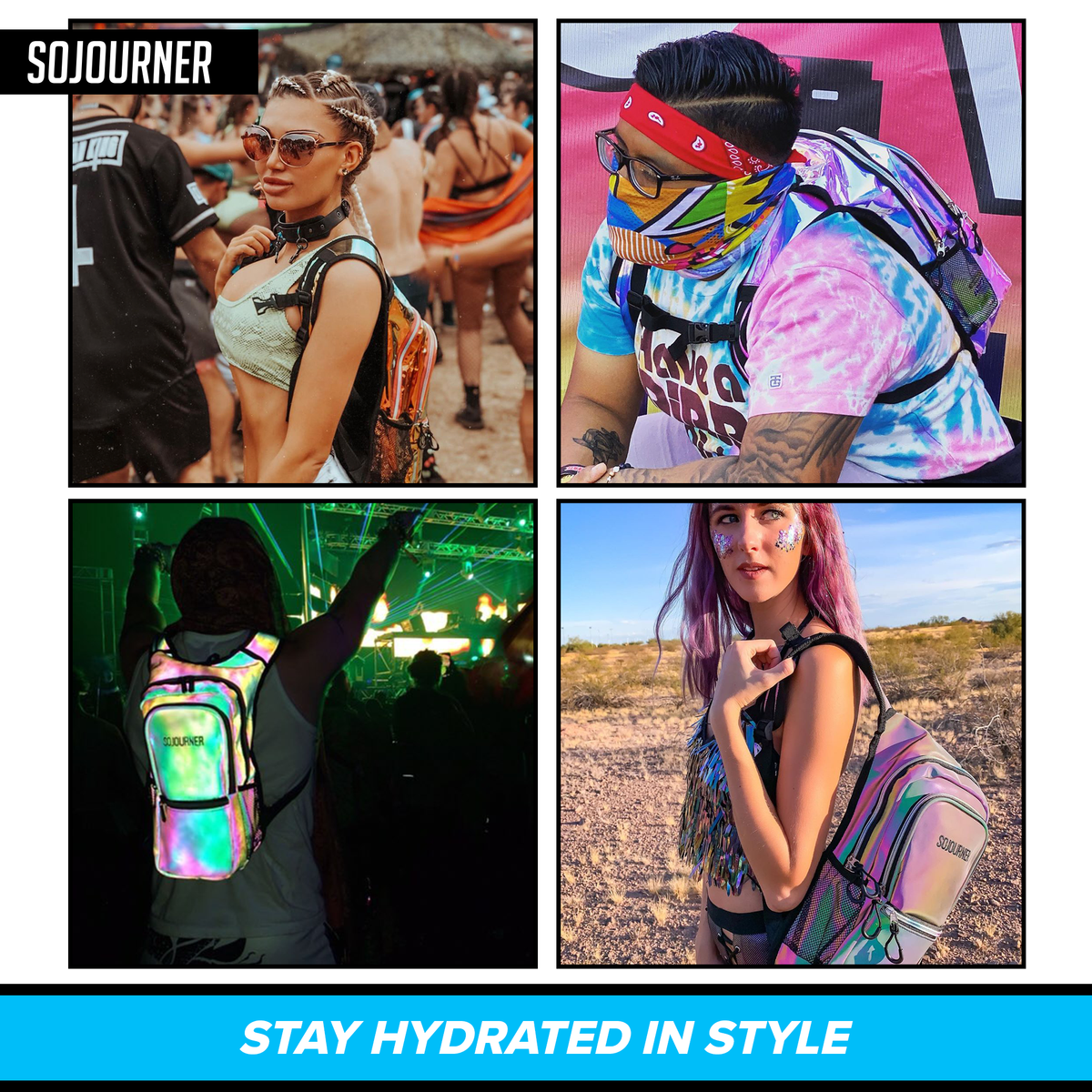 Festival Hydration Pack — Liquid Shine™ Series (Medium)