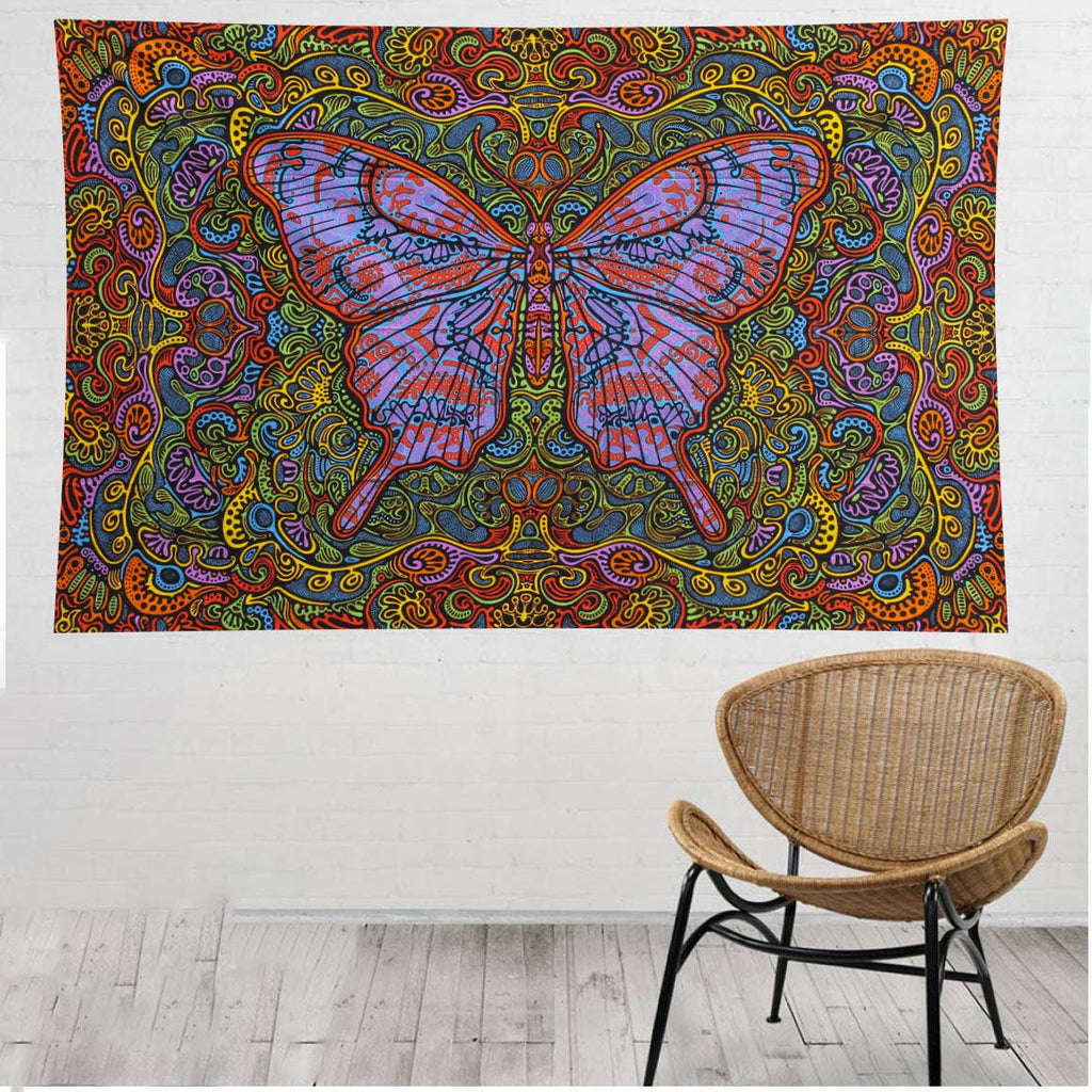 3D Tapestry Butterfly Daydream Hanger Packaged Tapestries