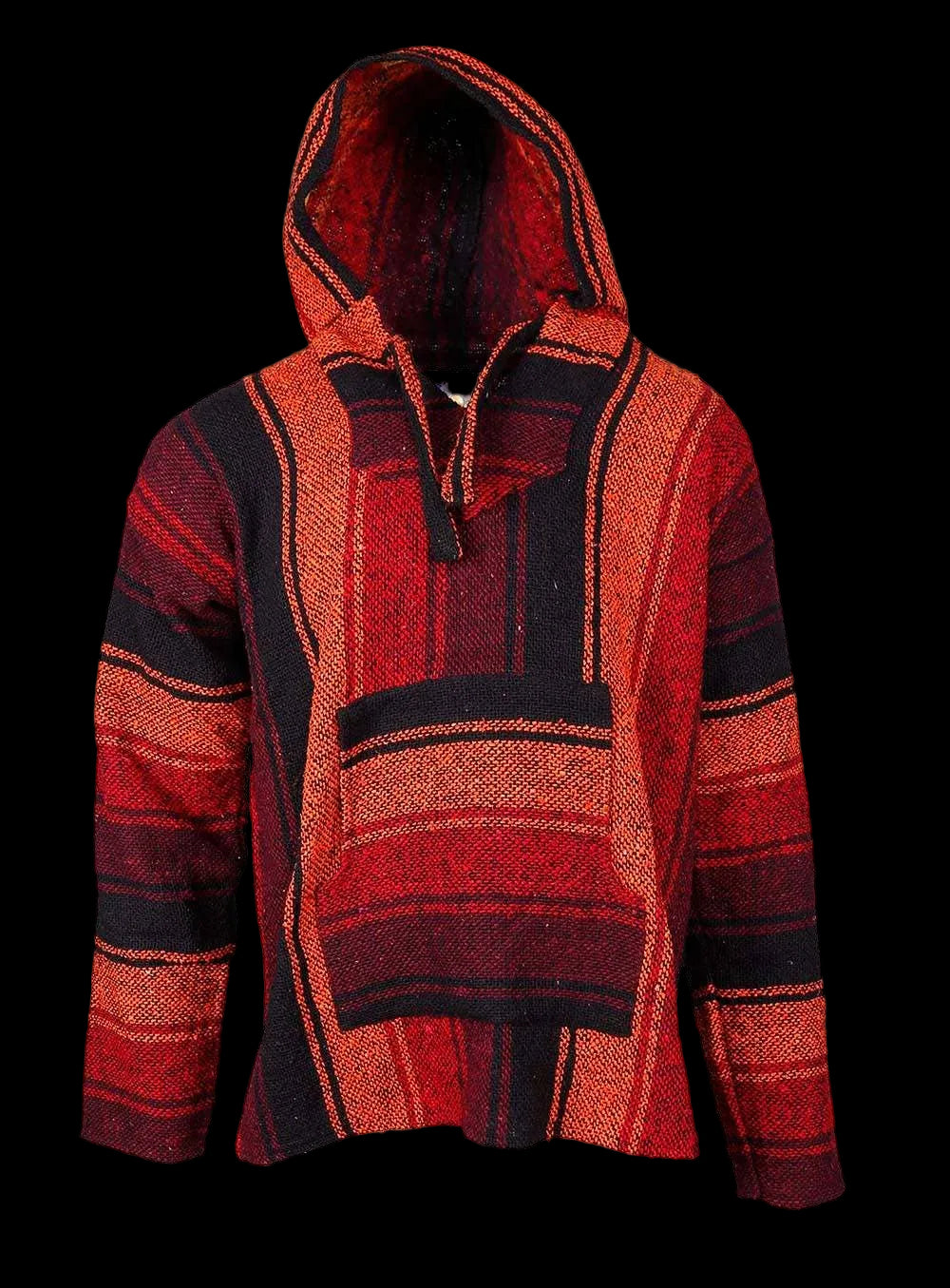 Baja Joy High-Quality Pull-Over Hoodie Autumn Orange Sunset