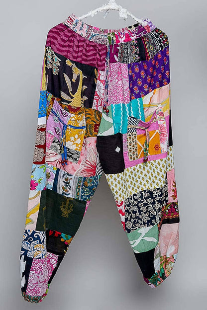 One-of-a-Kind Boho Printed Woven Jogger Pants | Assorted
