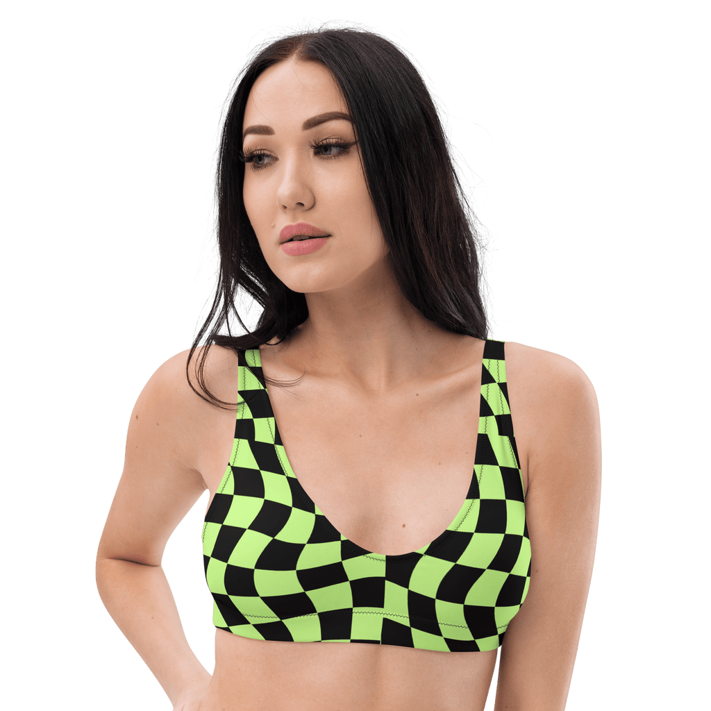 Toxic Tiles Sport Bikini Top