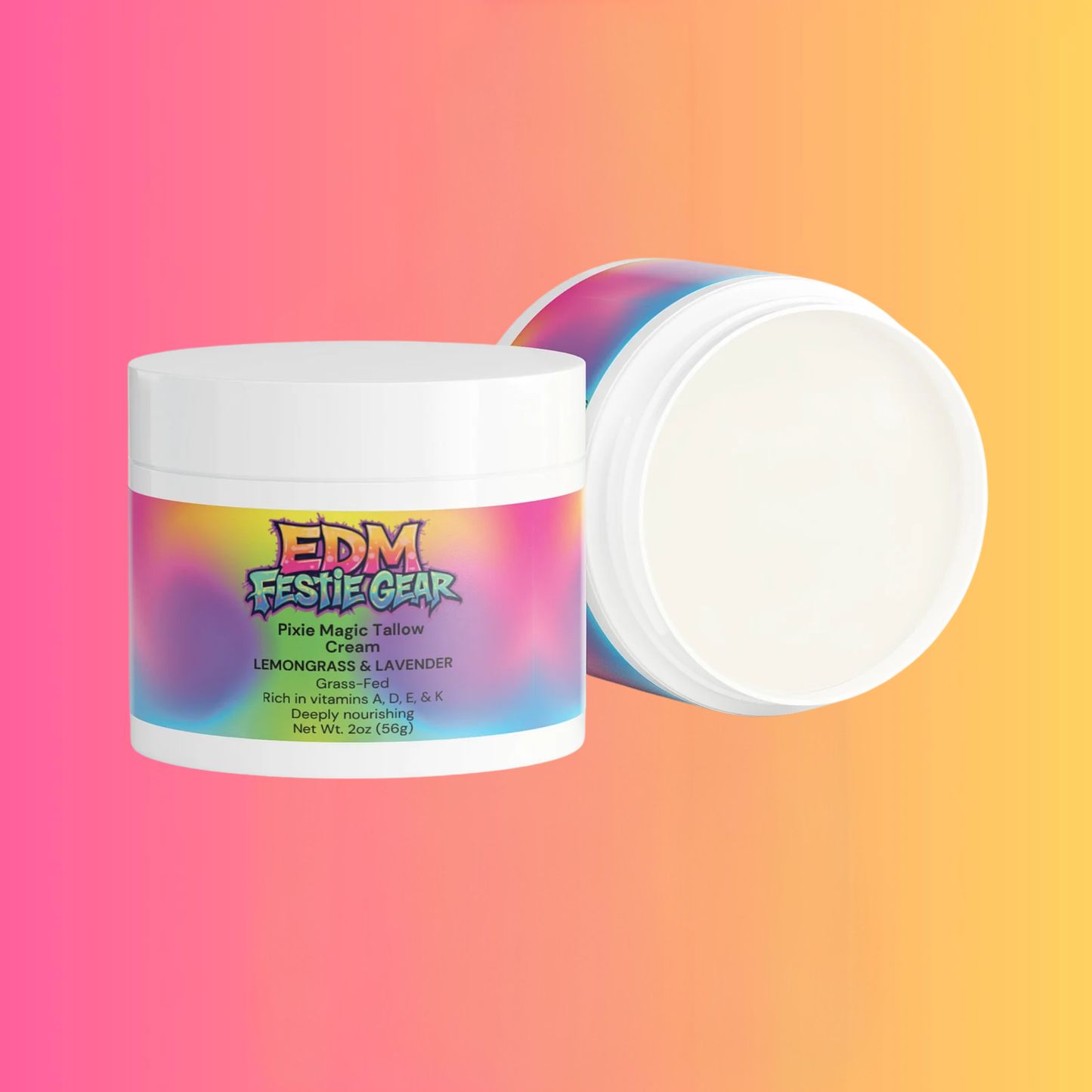 Pixie Magic Tallow Cream - Lemongrass & Lavender for Rave Ready Skin