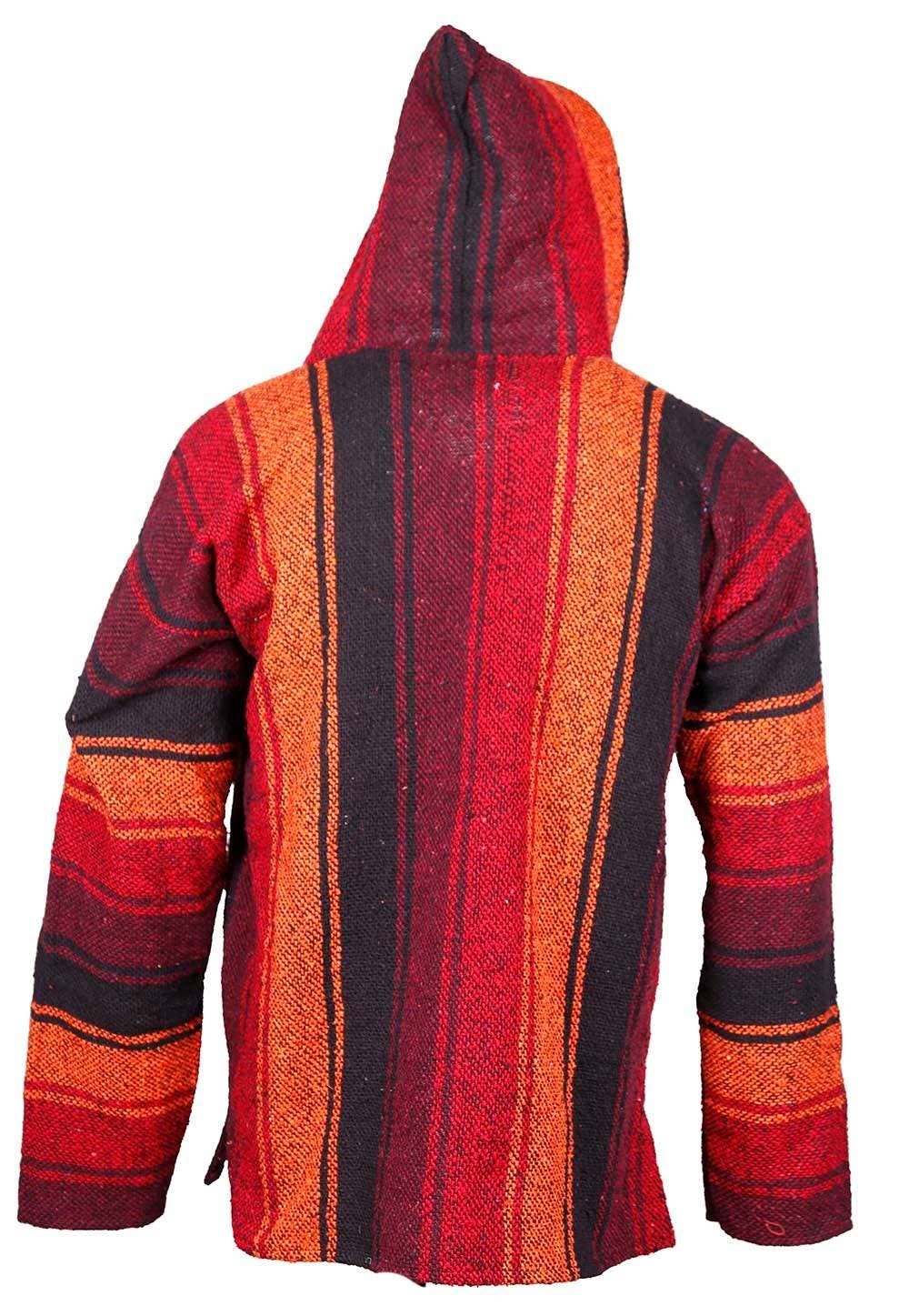 Baja Joy High-Quality Pull-Over Hoodie Autumn Orange Sunset