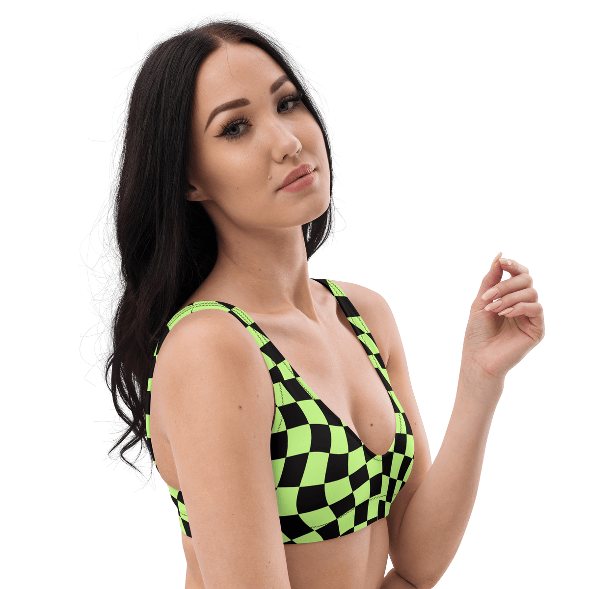 Toxic Tiles Sport Bikini Top