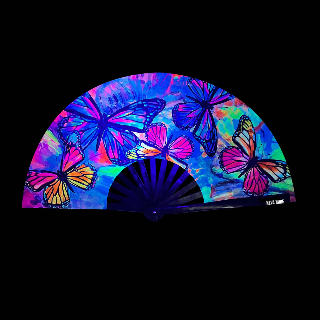Flutter By Fan — UV Blacklight Reactive Festival Fan