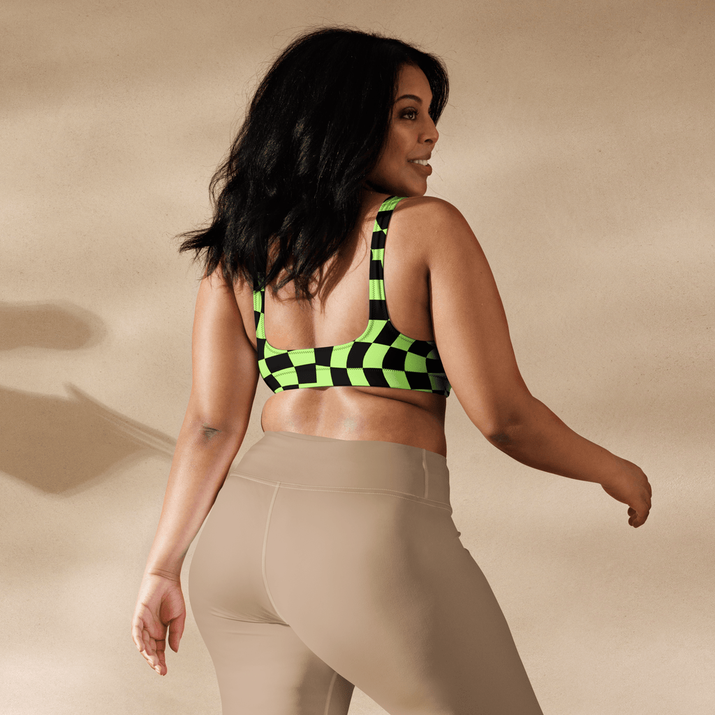 Toxic Tiles Sport Bikini Top