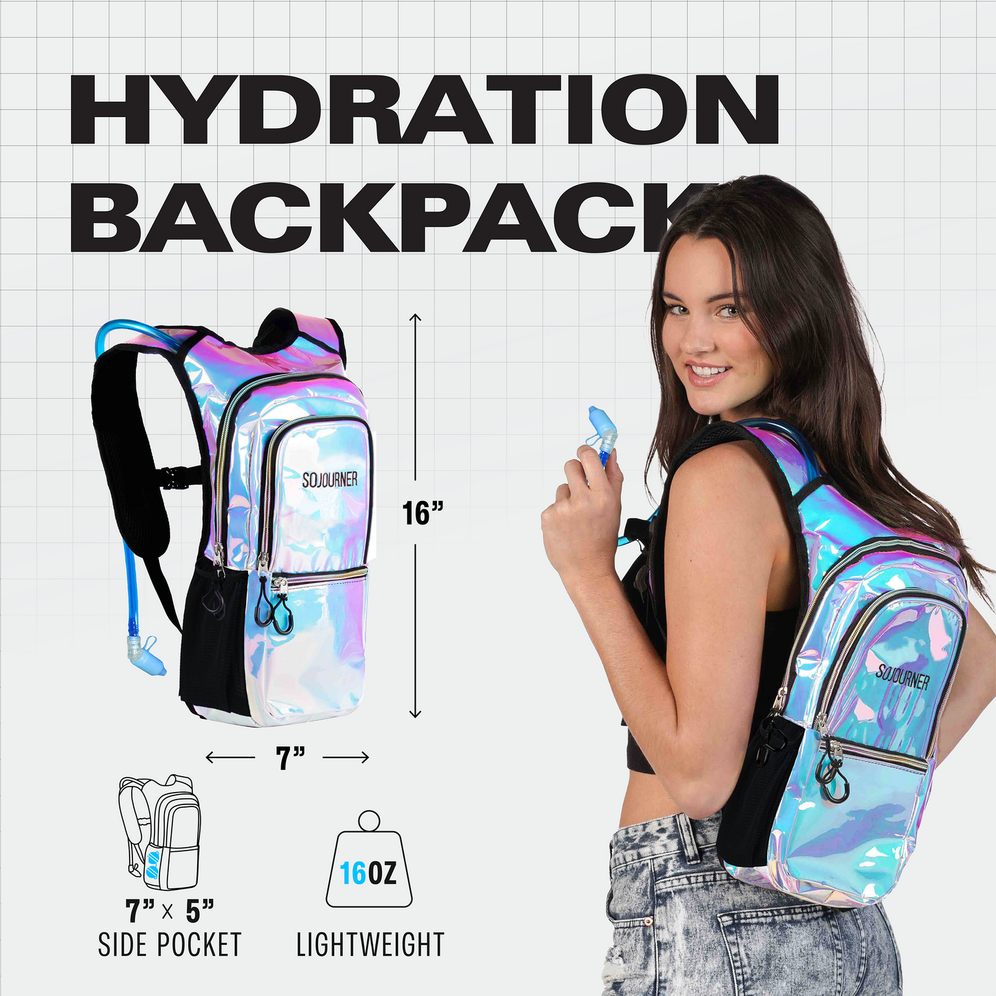 Festival Hydration Pack — Liquid Shine™ Series (Medium)