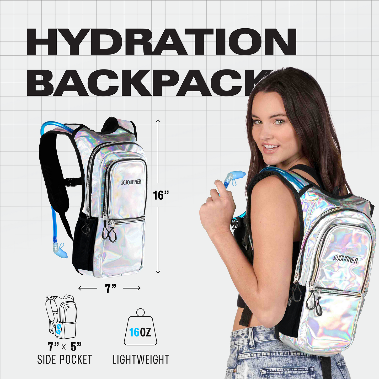 Festival Hydration Pack — Liquid Shine™ Series (Medium)