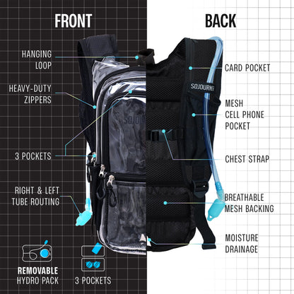 Festival Hydration Pack — Liquid Shine™ Series (Medium)