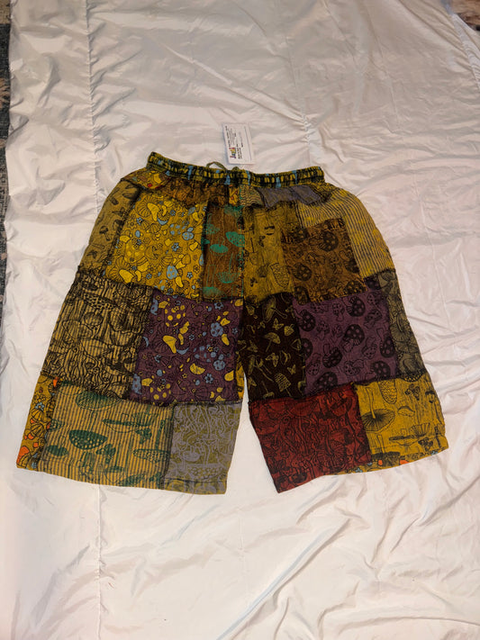 Shakedown Shroom Patchwork Shorts