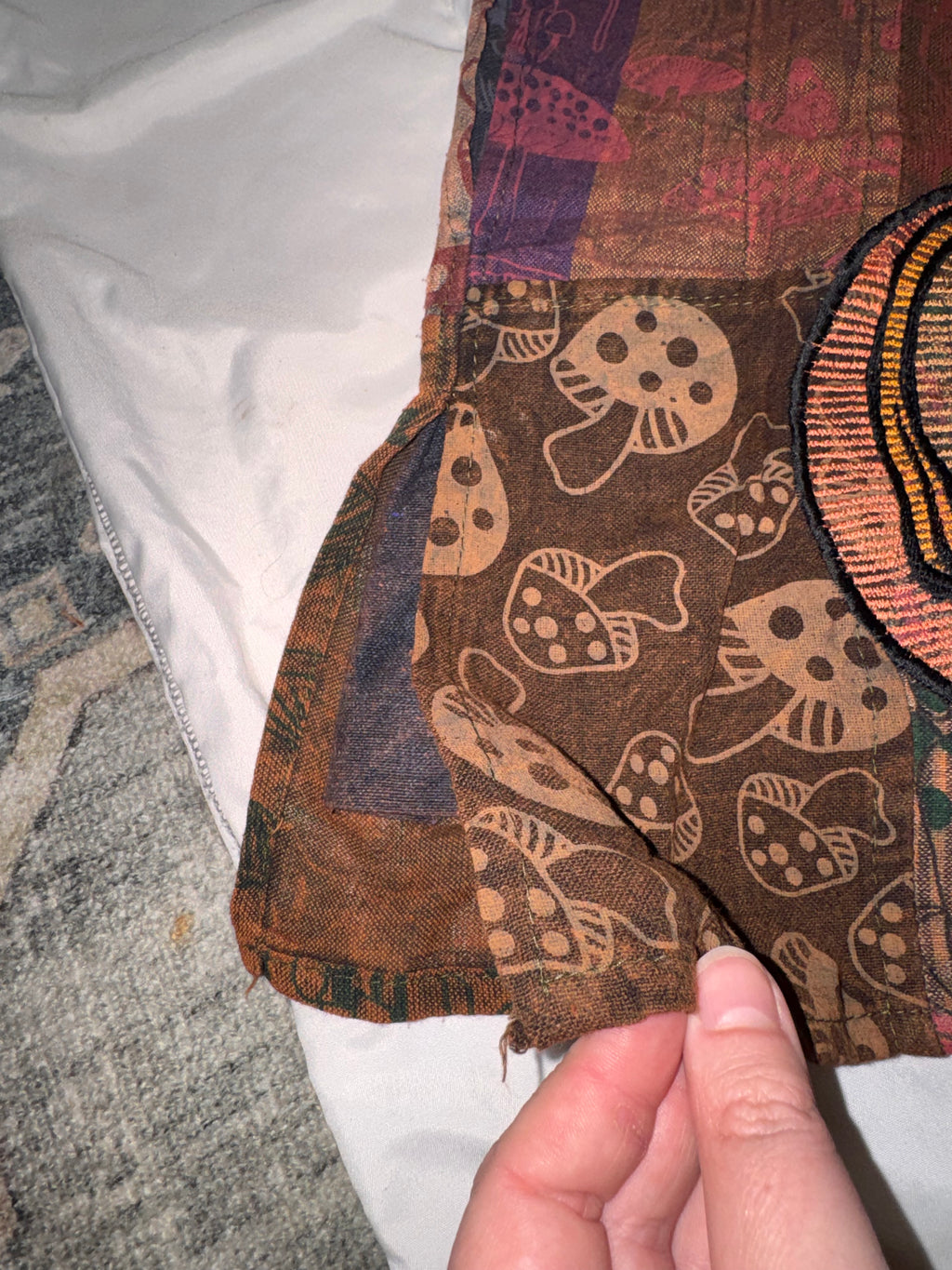 Shakedown Shroom Patchwork Button-Up