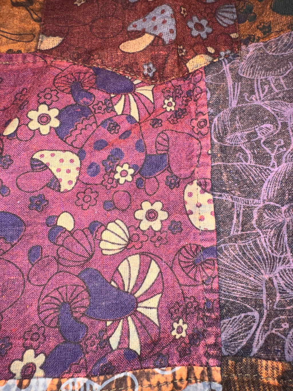 Shakedown Shroom Patchwork Button-Up