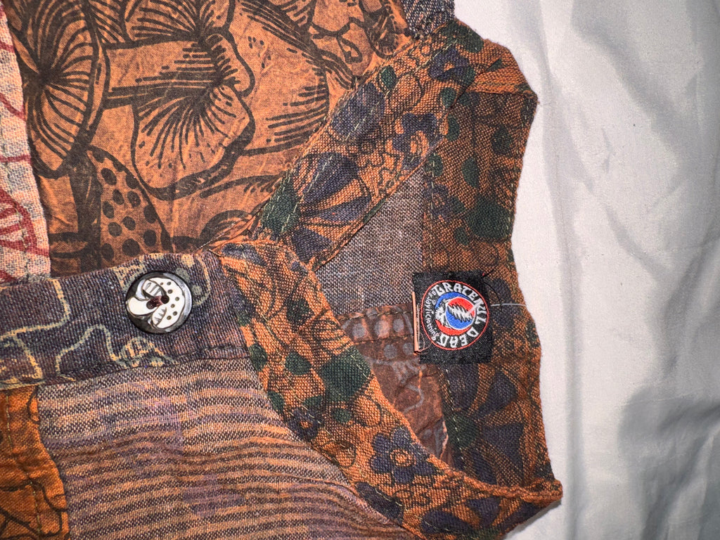 Shakedown Shroom Patchwork Button-Up