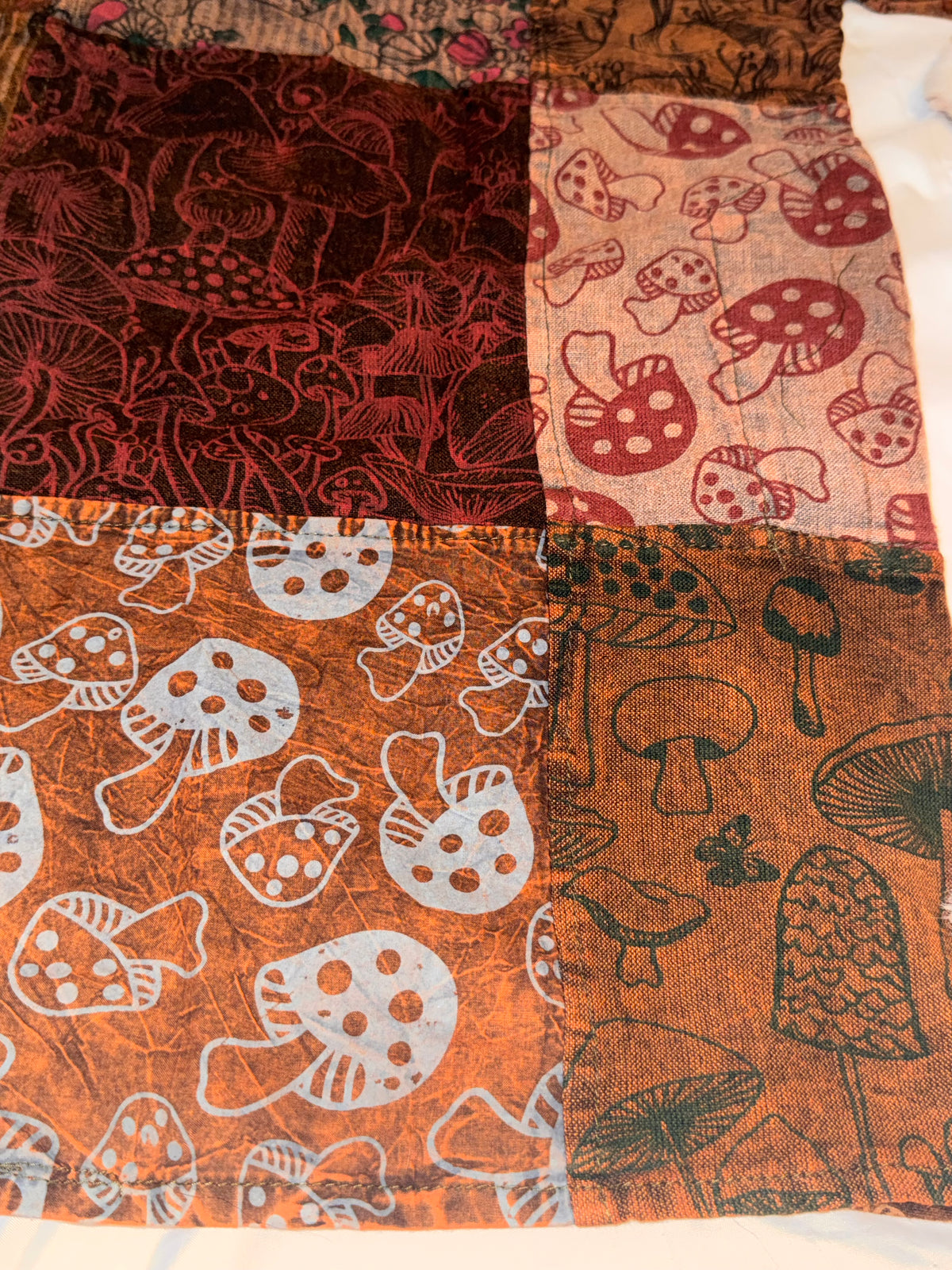 Shakedown Shroom Patchwork Button-Up