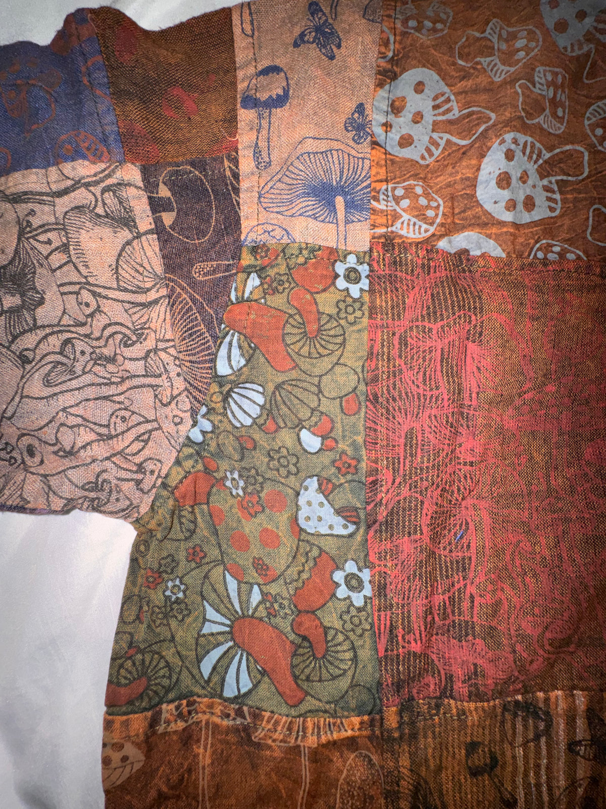 Shakedown Shroom Patchwork Button-Up