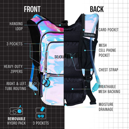 Festival Hydration Pack — Liquid Shine™ Series (Medium)