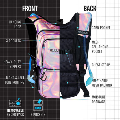 Festival Hydration Pack — Liquid Shine™ Series (Medium)