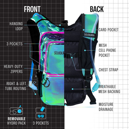 Festival Hydration Pack — Liquid Shine™ Series (Medium)