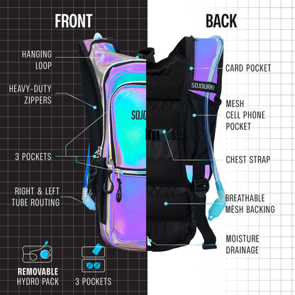 Festival Hydration Pack — Liquid Shine™ Series (Medium)
