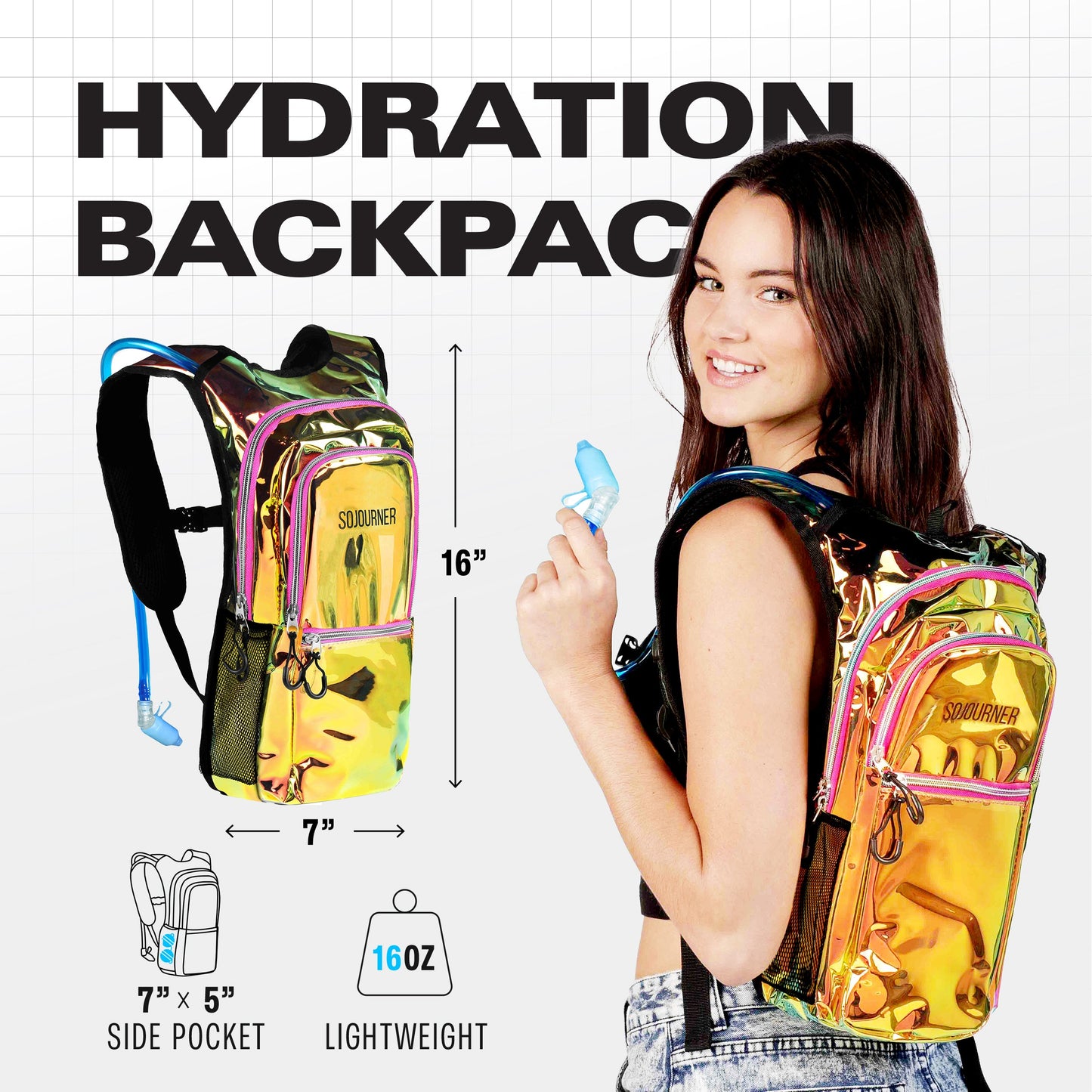 Festival Hydration Pack — Liquid Shine™ Series (Medium)