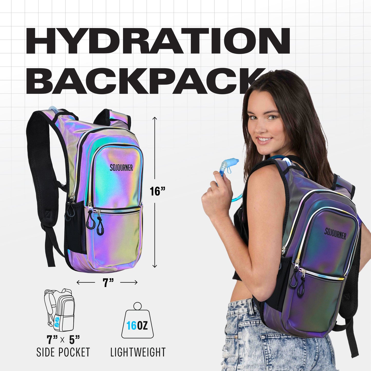 Festival Hydration Pack — Liquid Shine™ Series (Medium)