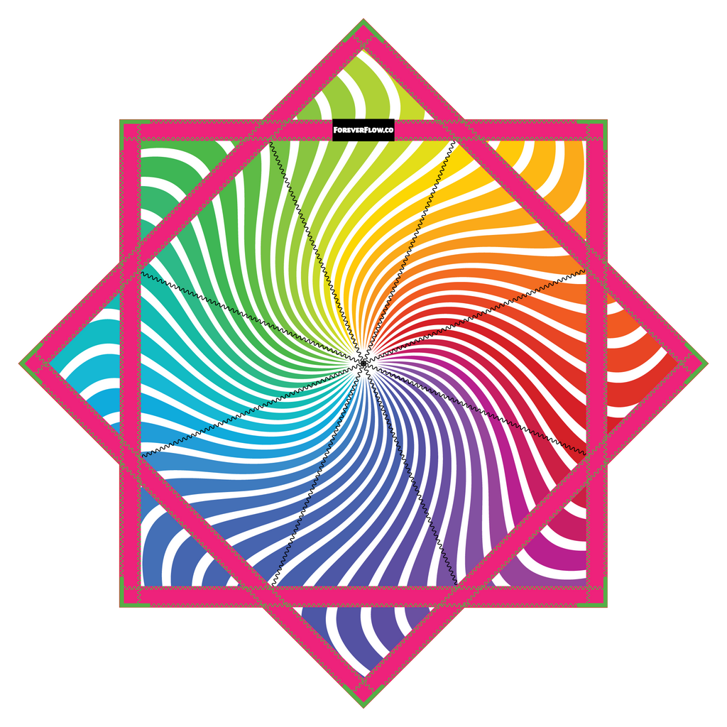 Rainbow Spin – Forever FlowStar 26" (Ready to Ship)