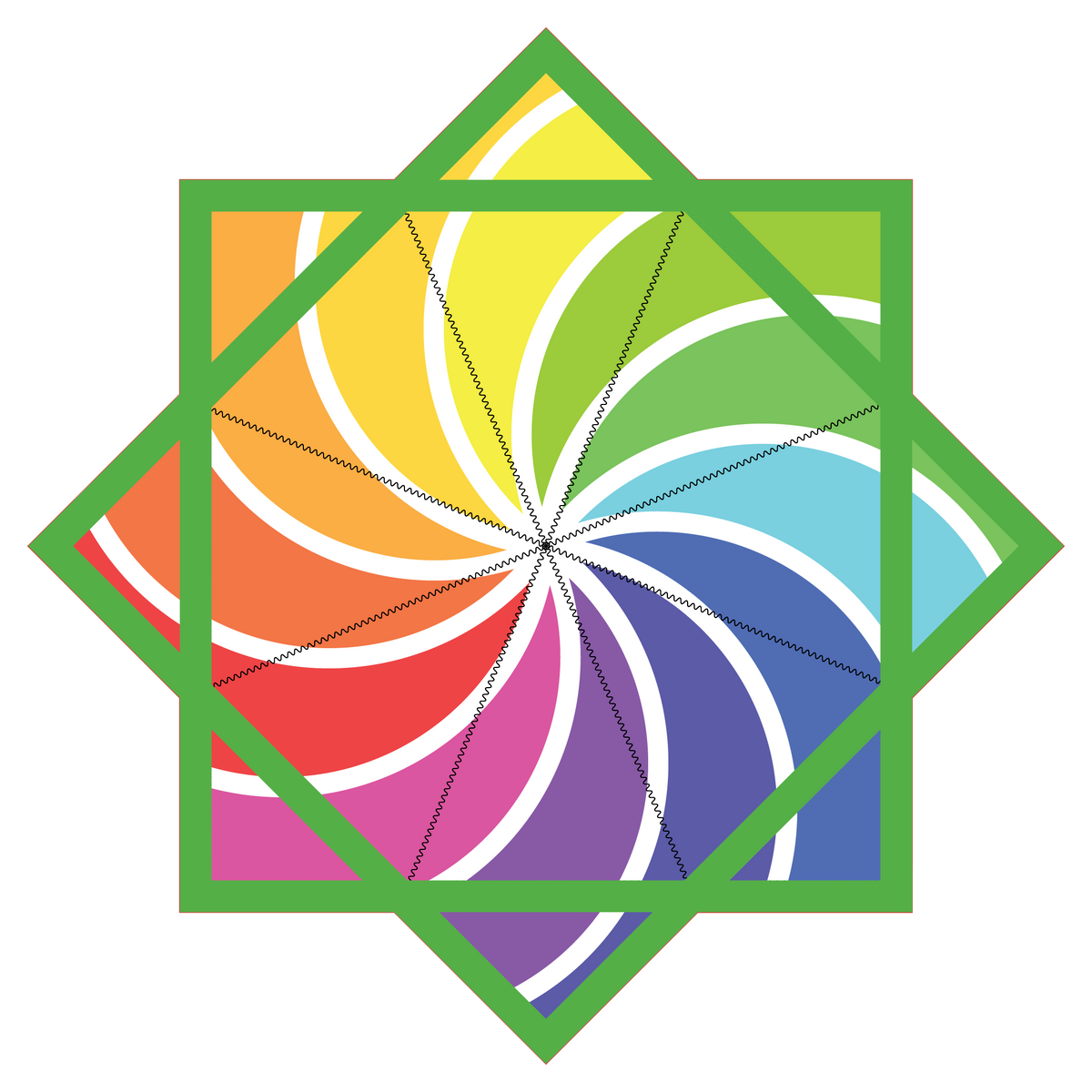 Rainbow Spin – Forever FlowStar 26" (Ready to Ship)