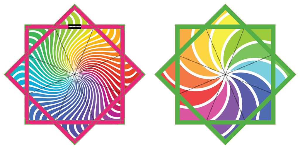Rainbow Spin – Forever FlowStar 26" (Ready to Ship)