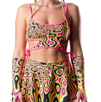 The Acid Trip Mini Skirt Set