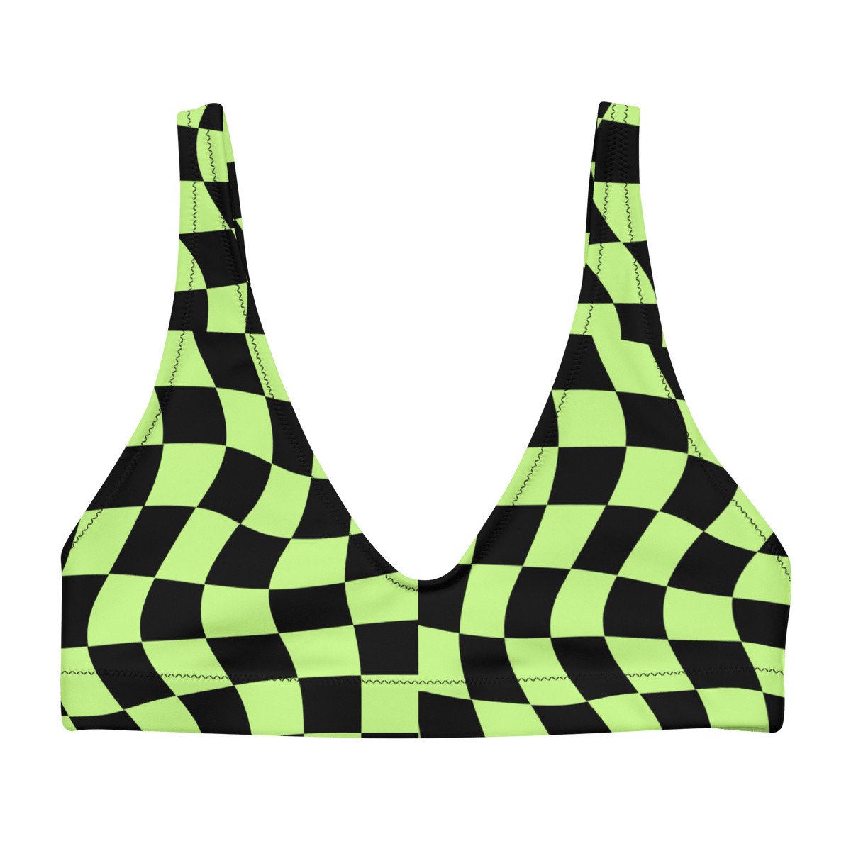 Toxic Tiles Sport Bikini Top