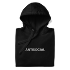 Antisocial Embroidered Hoodie