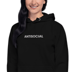 Antisocial Embroidered Hoodie