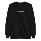 Antisocial Embroidered Unisex Sweatshirt