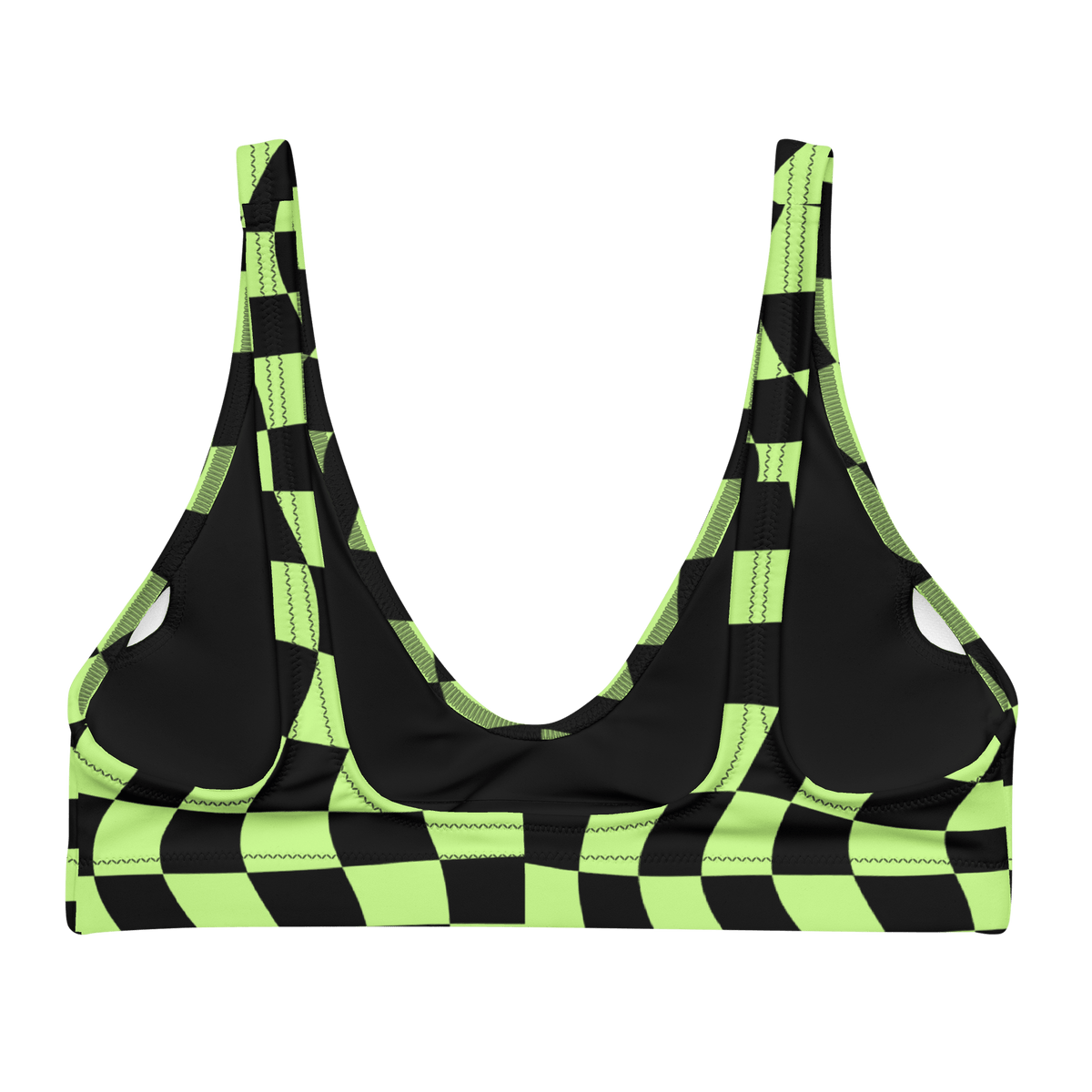 Toxic Tiles Sport Bikini Top