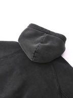 Basic B Grunge Wash Cropped Hoodie