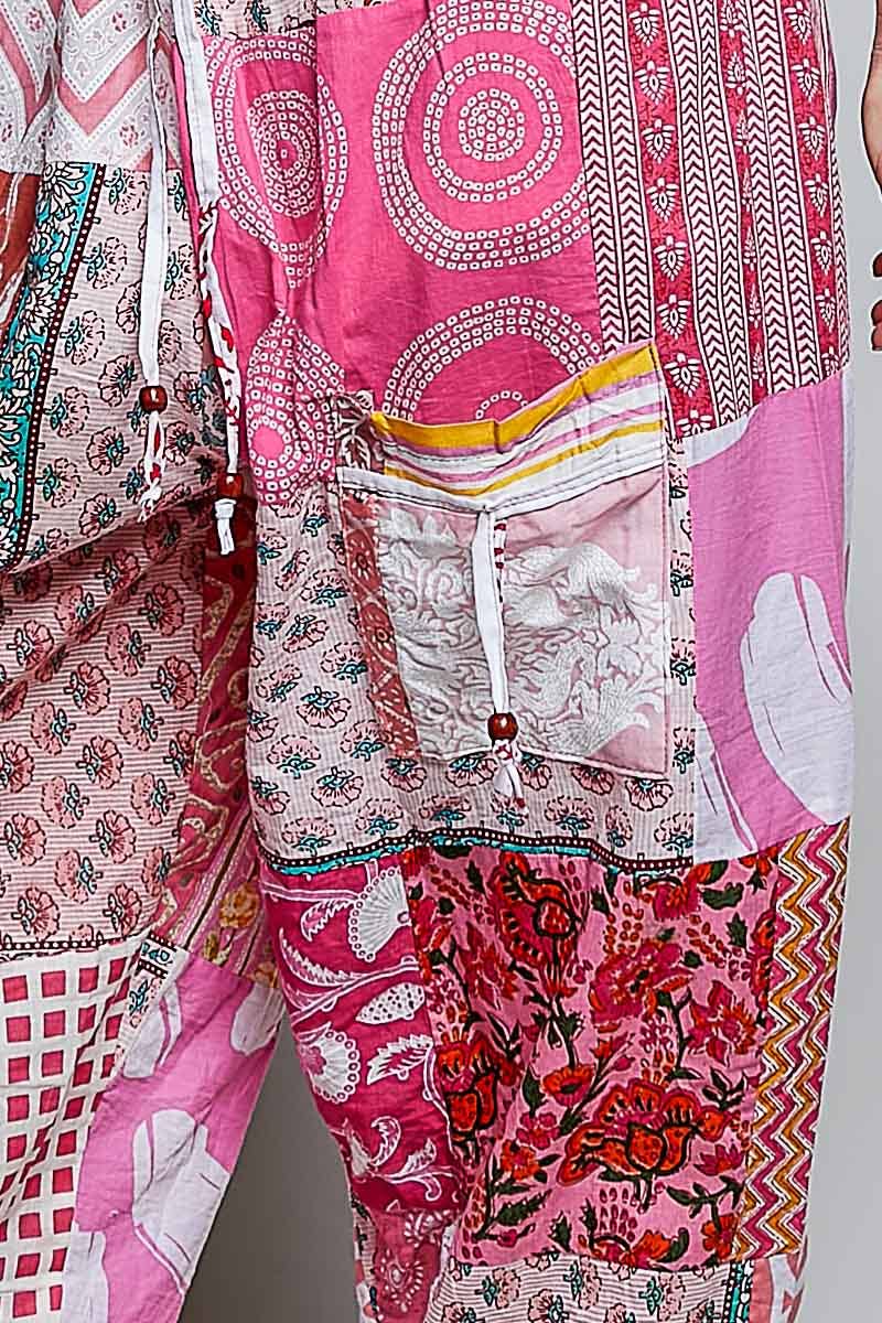 One-of-a-Kind Boho Printed Woven Jogger Pants | Assorted