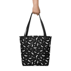 Blackout Batty Tote Bag