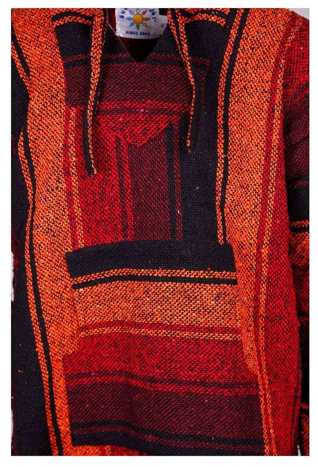 Baja Joy High-Quality Pull-Over Hoodie Autumn Orange Sunset
