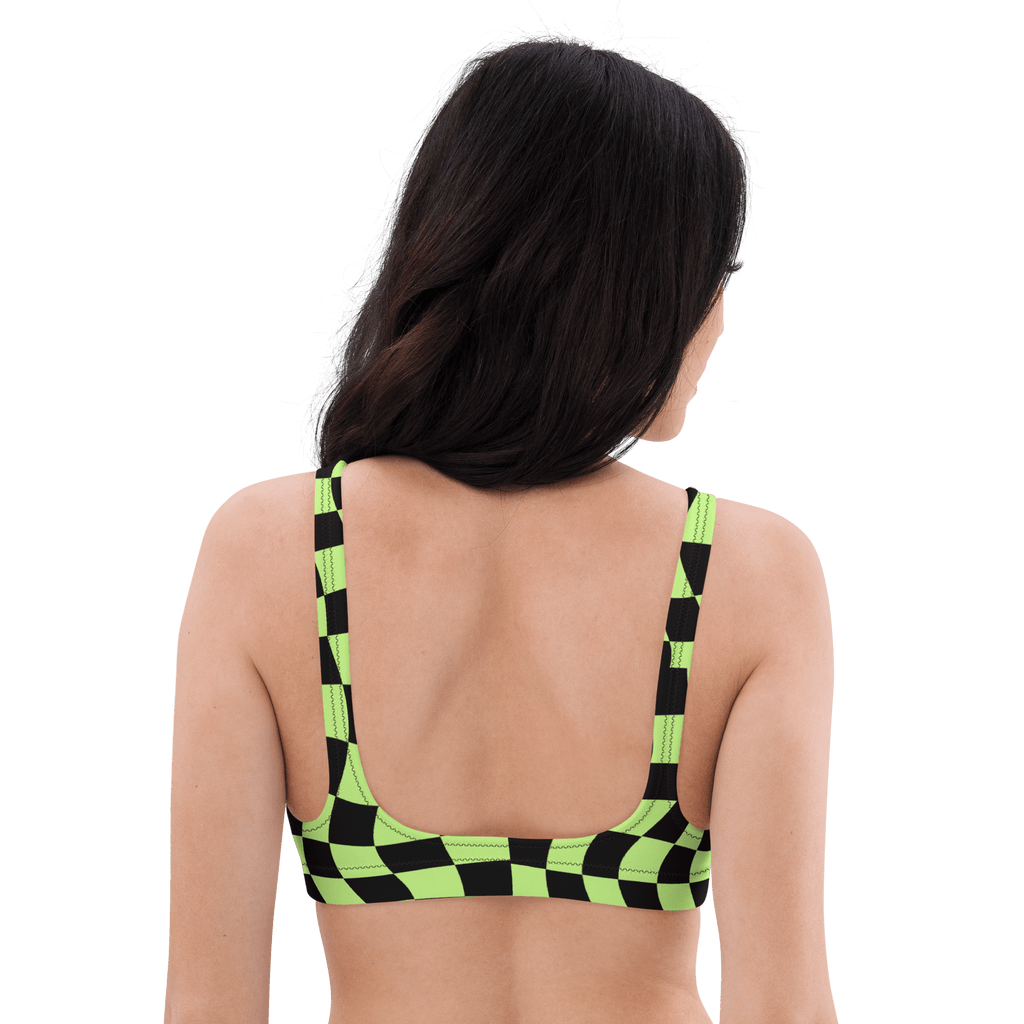 Toxic Tiles Sport Bikini Top