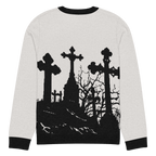 Cemetery Ash Knit Crew Neck Sweater