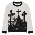Cemetery Ash Knit Crew Neck Sweater