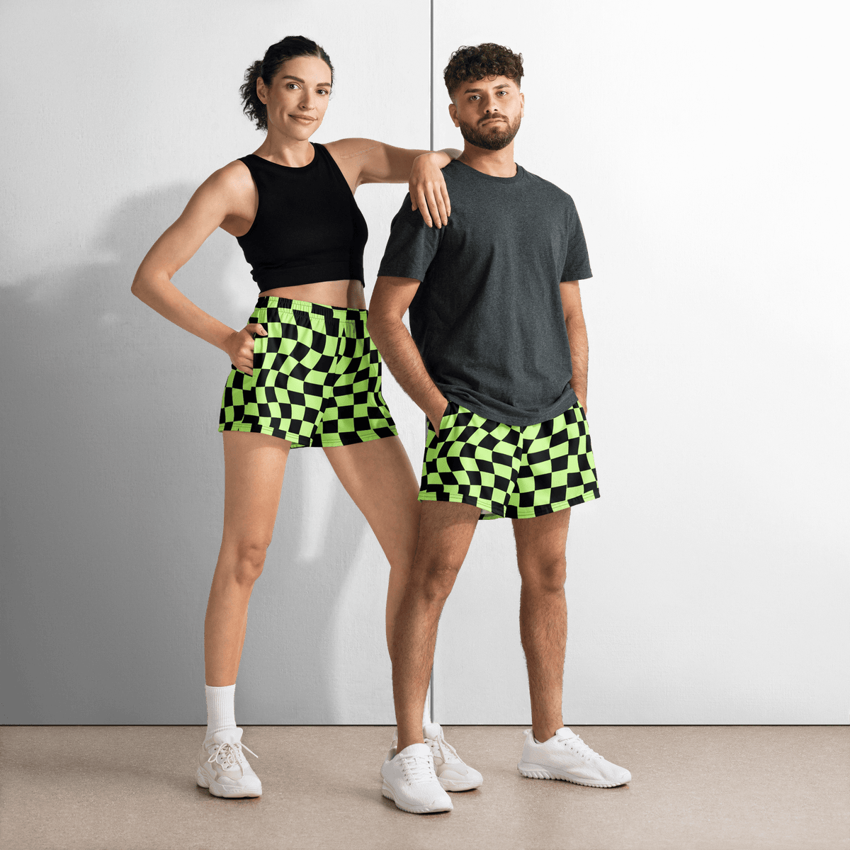 Toxic Tiles Unisex Unlined Swim Trunks