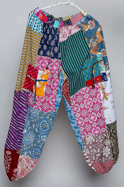 One-of-a-Kind Boho Printed Woven Jogger Pants | Assorted