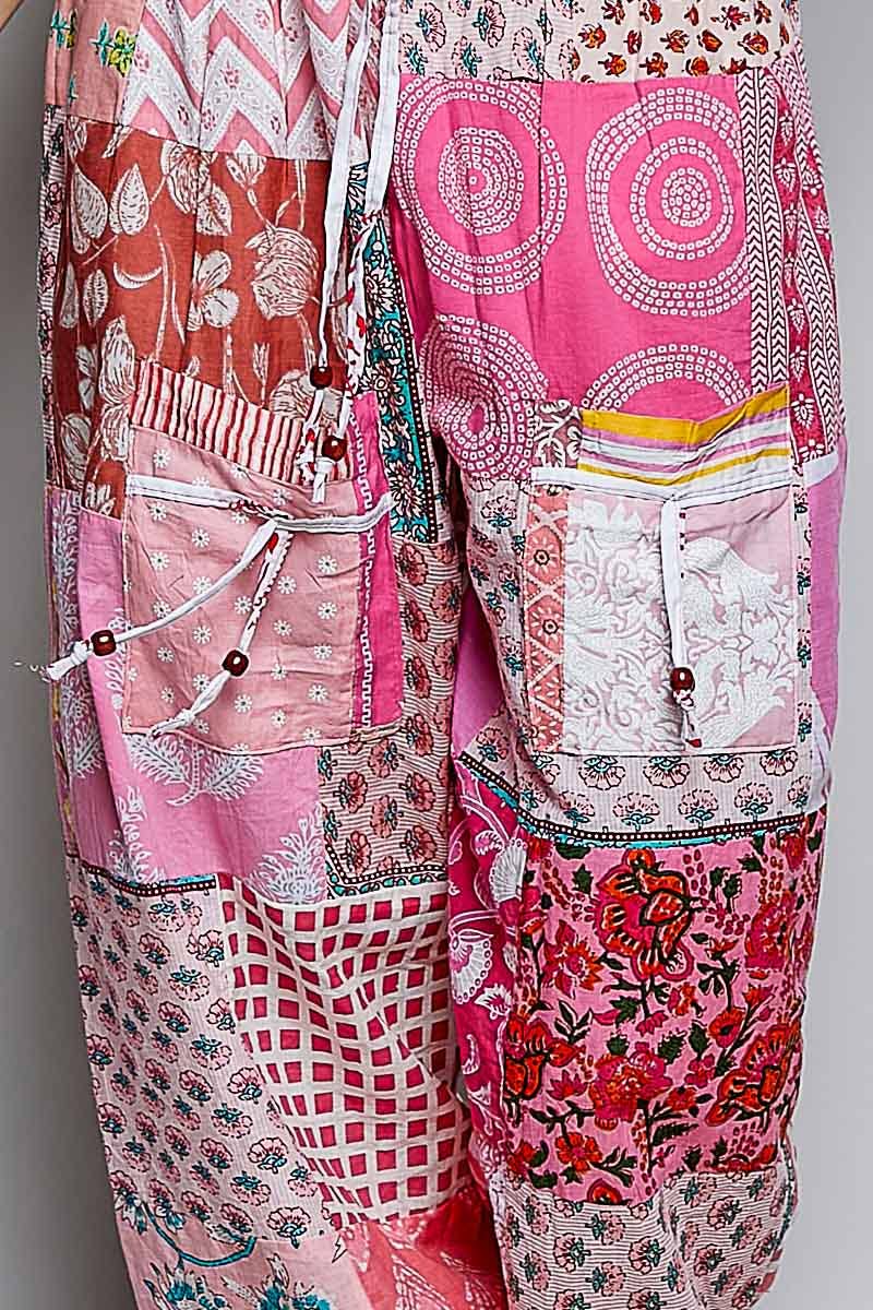 One-of-a-Kind Boho Printed Woven Jogger Pants | Assorted