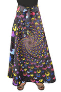 Wrap Skirt With Zip Pocket Magic Mushroom